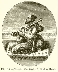 Nareda, the God of Hindoo Music by English School