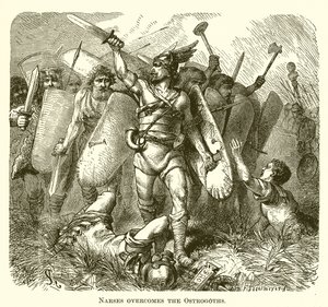 Narses Overcomes the Ostrogoths by English School