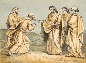 Nathanael Brought to Jesus by English School