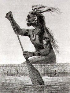 Native of New Guinea by English School