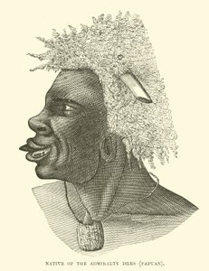 Native of the Admiralty Isles, Papuan by English School