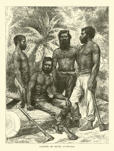 Natives of South Australia by English School