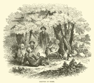 Natives of Tibet by English School