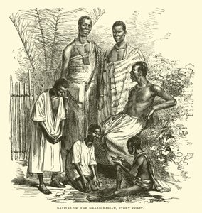 Natives of the Grand-Bassam, Ivory Coast by English School