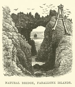Natural Bridge, Farallone Islands by English School