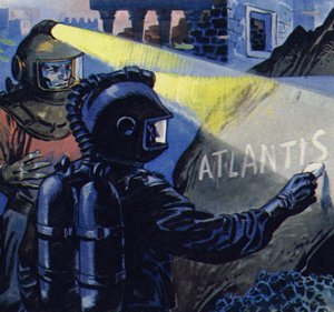 Nemo wrote Atlantis in chalk stone