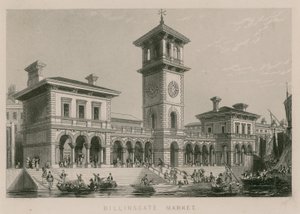 New Billingsgate Market by English School