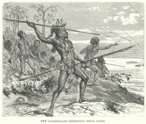 New Caledonians Defending their Coast by English School