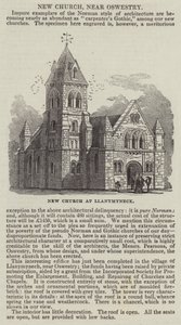 New Church at Llanymyneck by English School