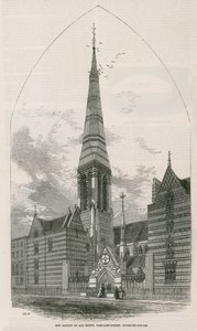 New Church of All Saints, on Margaret Street in Cavendish Square by English School