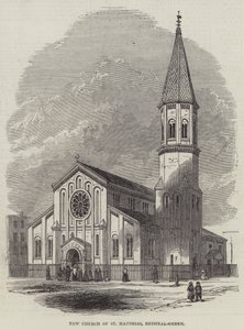 New Church of St Matthias, Bethnal-Green by English School