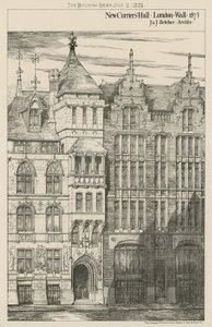 New Curriers Hall, London Wall by English School