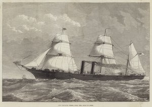 New Despatch Vessel, HMS Iris, Built of Steel