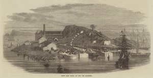 New Dry Dock at Rio de Janeiro by English School