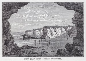New Quay Sands, North Cornwall by English School