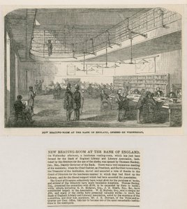 New Reading Room at the Bank of England