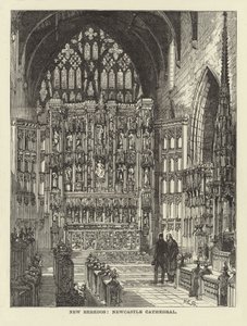 New Reredos, Newcastle Cathedral by English School