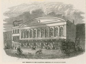 New Terminus of the Blackwall Railway at Fenchurch Street, London by English School