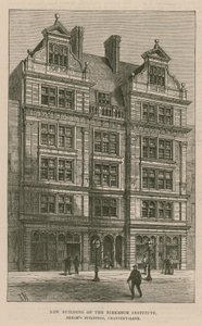 New building of the Birkbeck Institute, Breams Buildings, Chancery Lane, London by English School