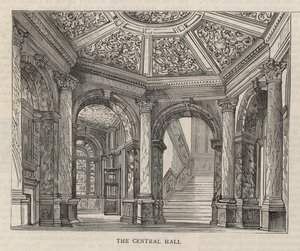 New Building of the Constitutional Club in Northumberland Avenue: The Central Hall by English School