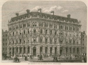 New buildings of the City Offices Company, Lombard Street, London