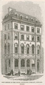 New offices of the Royal Insurance Company, Lombard Street, London by English School