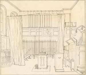 Newgate Chapel by English School