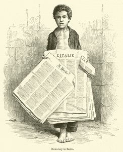 News-boy in Rome