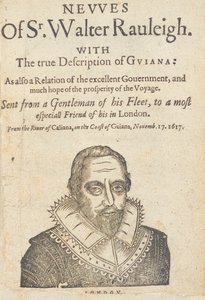 News of Sir Walter Raleigh by English School