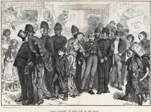 Night Charges on Their Way to Court by English School