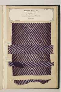 No. 34: Turban, Indian Fabrics, Compiled by John Forbes Watson by English School
