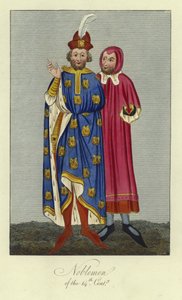 Noblemen of the 14th Century by English School