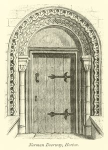 Norman Doorway, Horton by English School