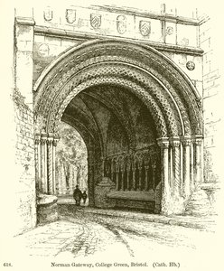 Norman Gateway, College Green, Bristol by English School