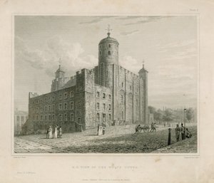 North East View of the White Tower by English School