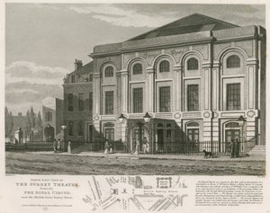 North East View of the Surrey Theatre, Blackfriars Road, London by English School