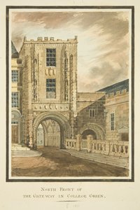 North view of the College Gateway by English School