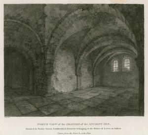 North view of the Oratory of the Ancient Inn situated in Tooley Street, Southwark
