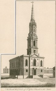 North west view of St Giles