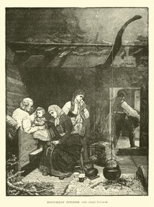 Norwegian interior by English School