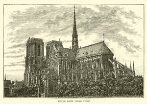Notre Dame, Rear View by English School