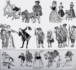 Nursery Rhyme Illustration by English School