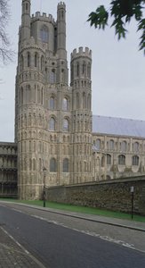 Octagon Tower, from the south, built 1322 by English School