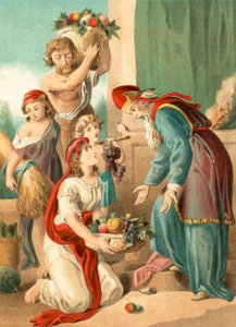 Offering the First Fruits by English School