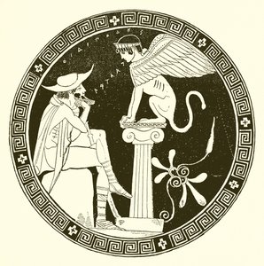 Oedipus and the Sphinx by English School
