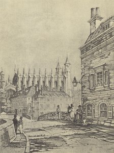 Old Barnes Pool Bridge, 1838 by English School