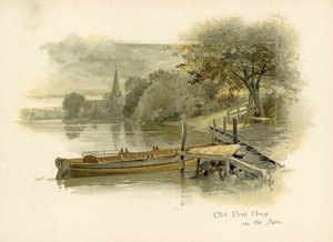 Old Boat House on the Avon by English School