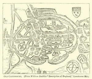 Old Canterbury by English School