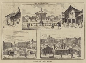 Old Covent Garden Market by English School