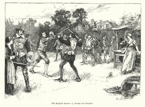 Old English Sports, Sword and Buckler